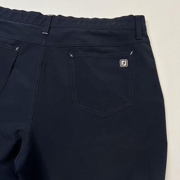 Footjoy Performance Golf Pants Mens 38x30 Navy Athletic Fit 24353 - Picture 12 of 13